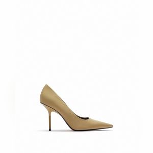 Zara Pointed Nude Heels